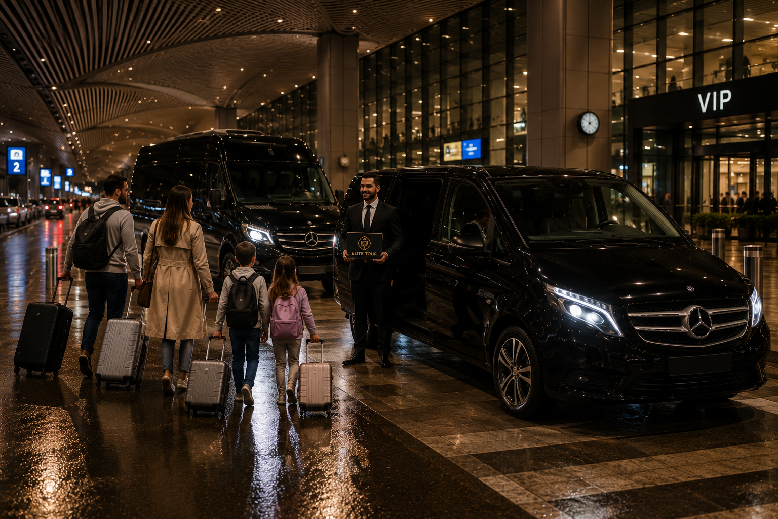 Bursa Mercedes Vito ve Mercedes Sprinter VIP kiralama hizmeti, profesyonel şoförlü lüks ulaşım - Elite Tour