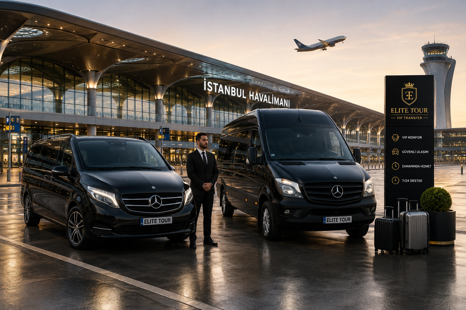 Bursa İstanbul Havalimanı Transfer Mercedes Vito VIP
