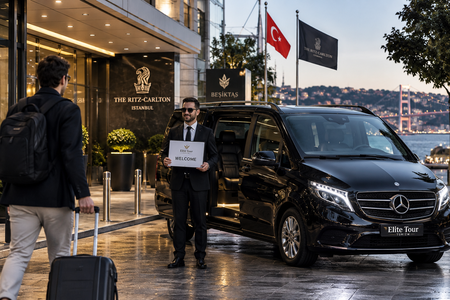 İstanbul Havalimanı Beşiktaş VIP Transfer Mercedes Vito